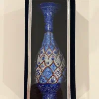 گلدان میناکاری با باکس مخمل