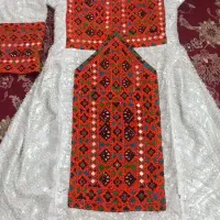 دوخت لباس بلوچی و سرتوپ و اینه