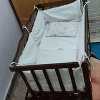 گهواره چوبی جنس ترکیه ای|اسباب و اثاث بچه|شهریار, شهریار|دیوار