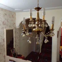 ۳عددلوستر ۳ شاخه دوتایی به اضافا دوعدد دیوار کوب