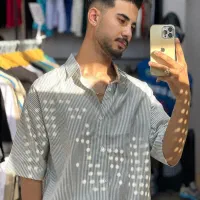 پیراهن راه راه باکسی