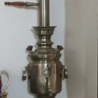 سماور زغالی قدیمی وسینی سماور