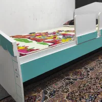 تخت و کمد نوجوان طرح کلبه|تخت و سرویس خواب|لنجان, |دیوار