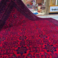 فرش دستبافت 12متری نقش بخارایی رنگ لاکی گیاهی|فرش|مشهد, فلسطین|دیوار