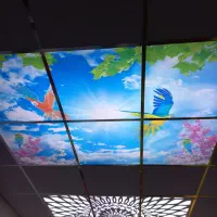 سقف کاذب و کاغذ دیواری و پرده