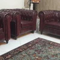 مبل چستر چرمی. در حد نو|مبلمان خانگی و میز عسلی|تهران, سلسبیل شمالی|دیوار