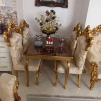 فروش مبل ۷نفره و میز نهار خوری ۶ نفره  با شیشه|حراج|تهران, بریانک|دیوار