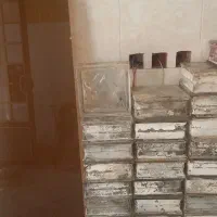 بلوک شیشه ای + پنجره دوجداره + روشویی