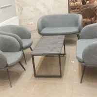 مبل ۶نفره اداری خانگی پایه فلز مناسب مزون،دفترکار