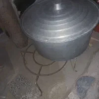 اجاق گاز دو شعله و دیگ روی بزرگ وسلنگه