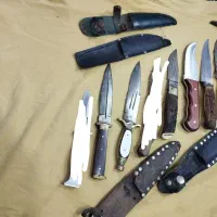 فروش چاقوی کلکسیونی فولادی دسته استخوانی|کلکسیون اشیاء عتیقه|گرگان, |دیوار