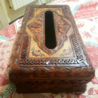 جادستمالی چرم‌دوزی شده