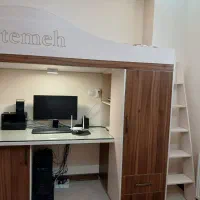 فروش تخت همراه با میز تحریر و کمد|تخت و سرویس خواب|بیرجند, |دیوار