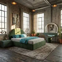 سرویس خواب و تشک در بافق(شرایط اقساط و ضمانت کالا)|تخت و سرویس خواب|بافق, |دیوار