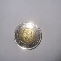 سکه ۲ دلاری کانادا - ۲۰۱۴ - نقش خرس گریزلی|کلکسیون سکه، تمبر، اسکناس|تهران, هفت حوض|دیوار