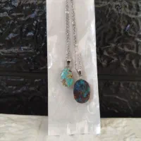 گردنبند فیروزه اصل نیشابور|جواهرات|کرمان, |دیوار