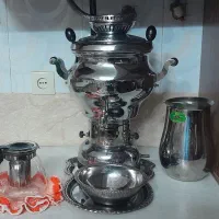 سماور ۶ لیتری کوره دار نو