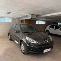 ۲۰۷ مشکی دنده سقف شیشه ای ، ۱۲ تا کار|خودرو سواری و وانت|کرج, حصارک بالا|دیوار