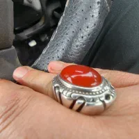 انگشتر عقیق رکاب دست ساز|جواهرات|اردبیل, |دیوار