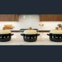 سرویس قابلمه لعابیSMEG(رنگ های پاستیلی وخاص)|ظروف پخت‌وپز|تهران, سرتخت|دیوار