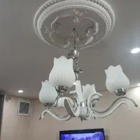 لوستر چهار شاخه مدل عروس