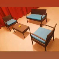 مبل 4 نفره خیلی زیبا و شیک خارجی با میز|مبلمان خانگی و میز عسلی|قشم, |دیوار