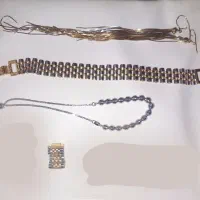 طلا دستبند و انگشتر و گوشواره و سکه