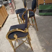 صندلی استیل طلایی طرح ملودی|صندلی و نیمکت|سبزوار, طبرسی (جعفرآباد)|دیوار