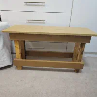 ۳ عدد نیمکت چوبی  در حد نو