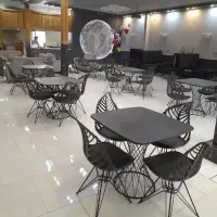 میز صندلی رستورانی مدل افرا برگی ماهان نقد اقساط