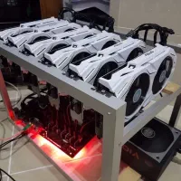 ریگ اتریوم /ماینر/کارت گرافیک/RX580/قطعات کامپیوتر|قطعات و لوازم جانبی رایانه|قم, ارم|دیوار