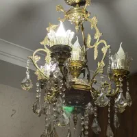 کنار سالنی و لوستر برنز|لوستر و چراغ آویز|تهران, یافت‌آباد|دیوار