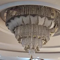 لوستر کریستال|لوستر و چراغ آویز|رشت, گیل|دیوار