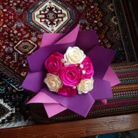باکس ودسته گل آماده تحویل اقتصادی|گل مصنوعی|شیراز, محراب|دیوار