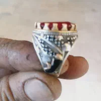 فروش فوری انگشتر نقره بانگی یاقوت|زیورآلات و اکسسوری|کرمان, |دیوار