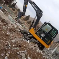 مینی بیل وحمل نخاله کمپرسی ناخاله ماسه شسته مخلوط|خدمات حمل و نقل|شیراز, کاراندیش|دیوار