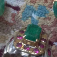 زمرد اصل پنج شیر ۳عدد بسیار زیبا واخر رنگ جواهر|جواهرات|قم, شاه ابراهیم|دیوار