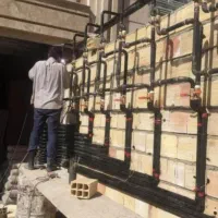 لوله کشی گاز .روکار و زیرکار