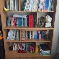 کتابخانه|کتابخانه، شلف، قفسه‌های دیواری|تهران, شهرک ولیعصر جنوبی|دیوار