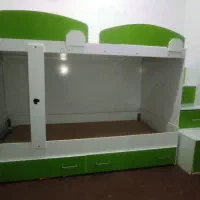 تخت دو طبقه کامل دست ساز ام دی اف|تخت و سرویس خواب|بندر ماهشهر, |دیوار