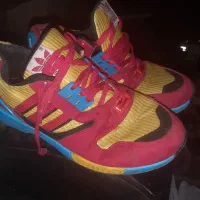 کتونی آداداش zx 8000 سفارش اروپا زردو قرمز ۴۲و۴۳