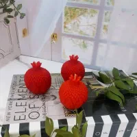 شمع انار یلدایی|صنایع دستی و سایر لوازم تزئینی|معصومیه, |دیوار