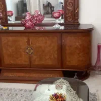 کنسول رنگ چوب معرق