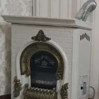 بخاری گازی شومینه دار کاملا سالم