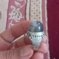 انگشتر نقره عقیق کبود