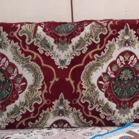 پنج عدد پشتی سنتی گل برجسته