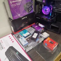 کیس گیمینگ نسل ۱۳ نو + گارانتی h610 wifi xfx rx580