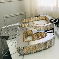 حراج لوستر کریستالی مدرن بعلت تغیر شغل|لوستر و چراغ آویز|تهران, ائمه اطهار|دیوار