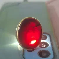 انگشتر نقره عقیق شفت العبد یمنی دست ساز