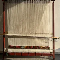 تابلو فرش تبریز همراه بانخ و نقشه ودار